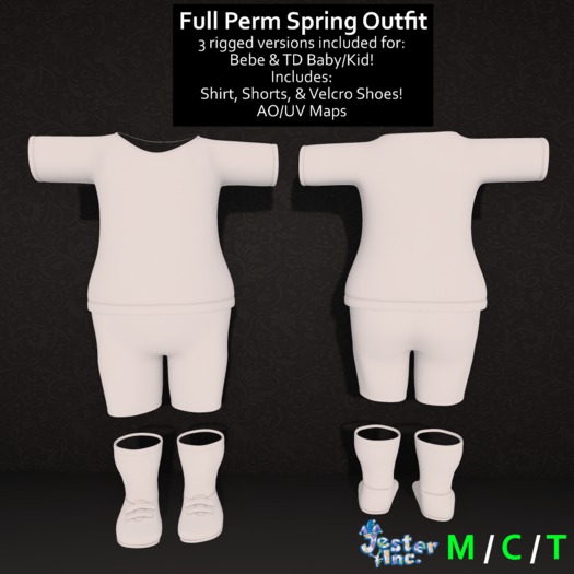 [Jester Inc.] Full Perm Spring Outfit - TD & Bebe
