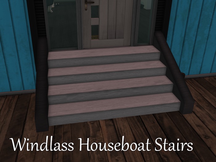 Second Life Marketplace Windlass Houseboat Stairs