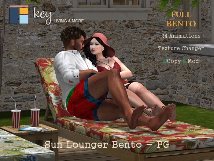 Sun Lounger BENTO Chair - PG