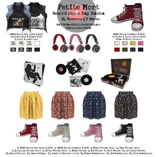 Petite Mort- RSD Denim Vest-Tee w/HUD RARE