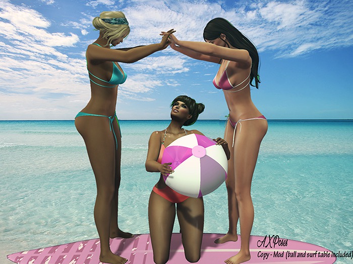 Games on the beach  [AX Poses]