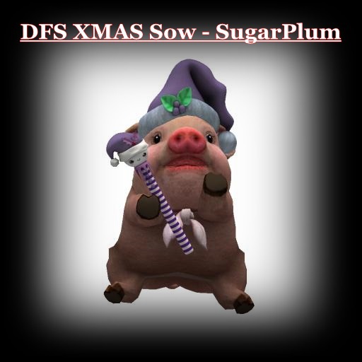 DFS TEXTURE - DFS XMAS Sow - SugarPlum