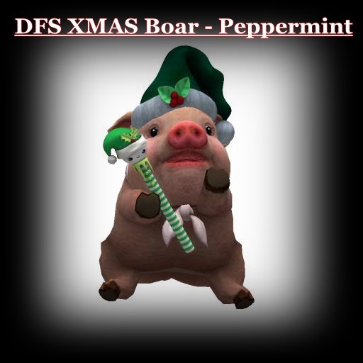 DFS TEXTURE - DFS XMAS Boar - Peppermint