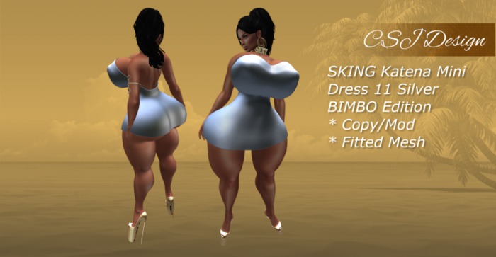CSJ SKing Katena Mini Dress 11 BIMBO (Silver)