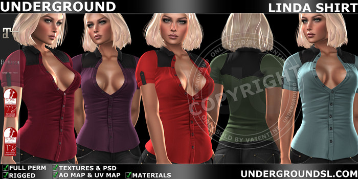 [UG MESH] LINDA SHIRT MPD