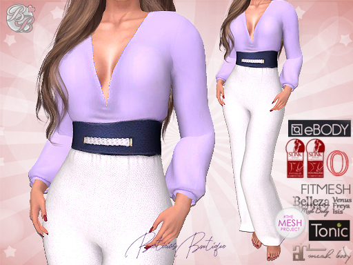 Beach Violet Pant Suit