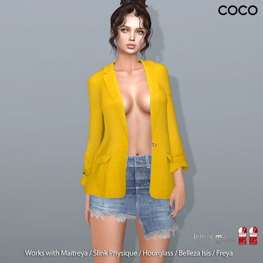 *COCO*_SpringBlazer_Yellow