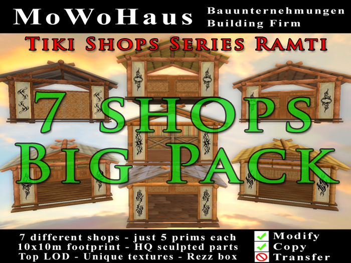 Big Pack Tiki Shops Ramti