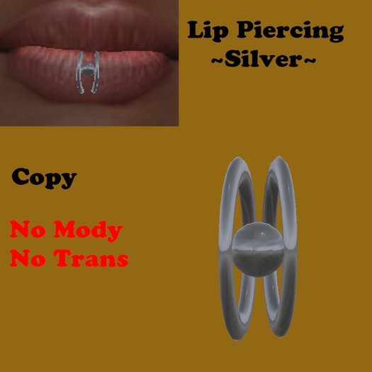 Lip Piercing ~Silver~