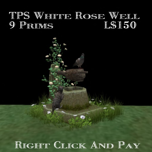 TPS ~ Well Pigeon White Roses C/M
