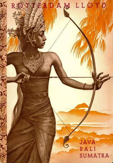 Vintage Java/Bali/Sumatra Travel Poster