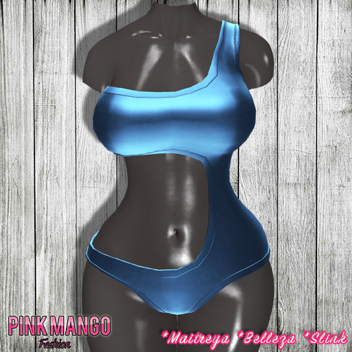 *Pink Mango* Talia Bodysuit BLUE