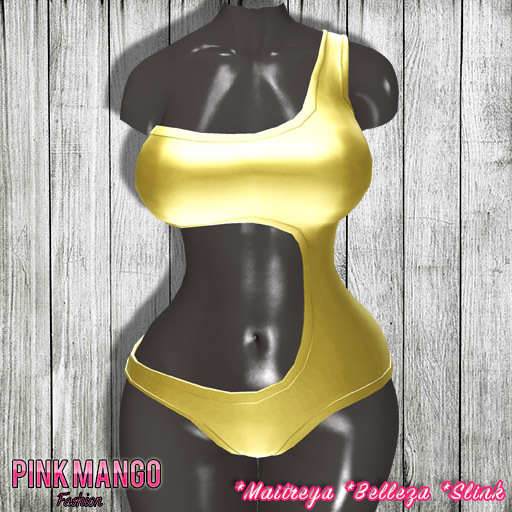 *Pink Mango* Talia Bodysuit GOLD
