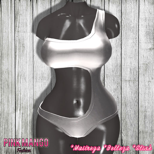 *Pink Mango* Talia Bodysuit SILVER