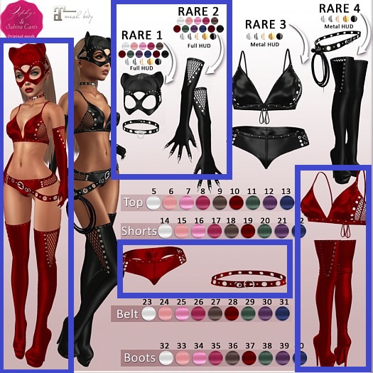 "Zephyr" Bad cat !!! WOW SUPER SET 1.2 RARE !!! RED