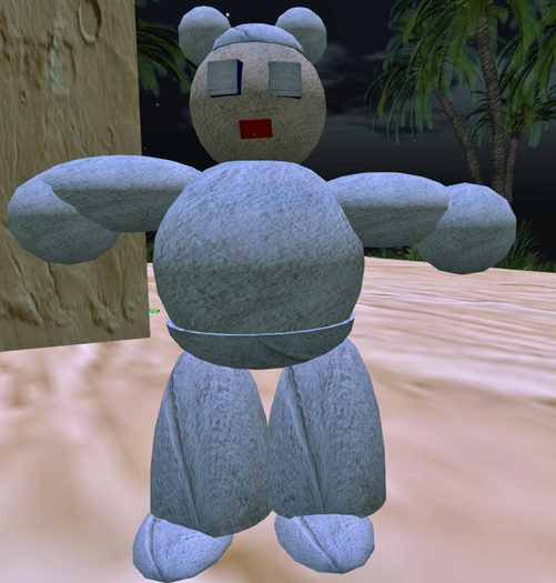 moyen bonhomme en pierre