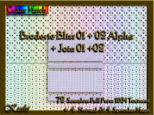 Broderie Bliss 01 + 02 Alpha + JOIN 01 + 02 Textures