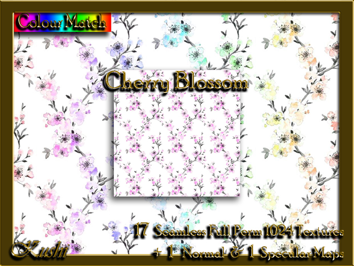 Cherry Blossom Textures