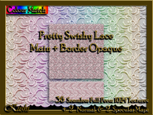 Pretty Swishy Lace Main + Border Opaque Textures