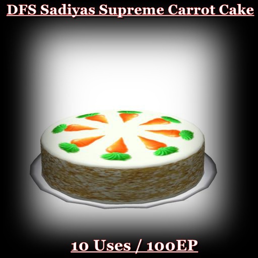 DFS TEXTURE - DFS Sadiyas Supreme Carrot Cake