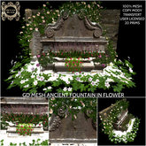 GD MESH ANCIENT FOUNTAIN IN FLOWER