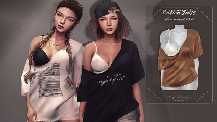 Tee*fy Riley Oversized T-shirt -Tann