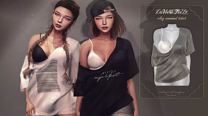 Tee*fy Riley Oversized T-shirt - Smoke