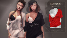 Tee*fy Riley Oversized T-shirt - Scarlet