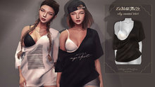 Tee*fy Riley Oversized T-shirt - Chocolate