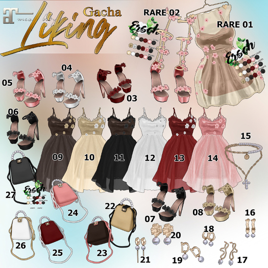 23. ERSCH - Liking Gacha -LARA-  Purse Brown