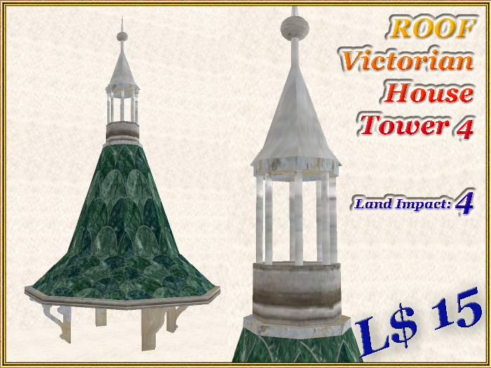 ROOF Victorian House Tower 4