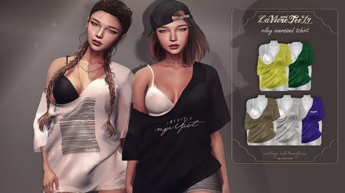 Tee*fy Riley Oversized T-shirt -  Mix Pack