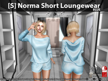 [S] Norma Short Loungewear Blue