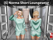 [S] Norma Short Loungewear Cyan