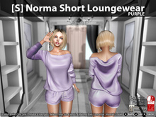 [S] Norma Short Loungewear Purple