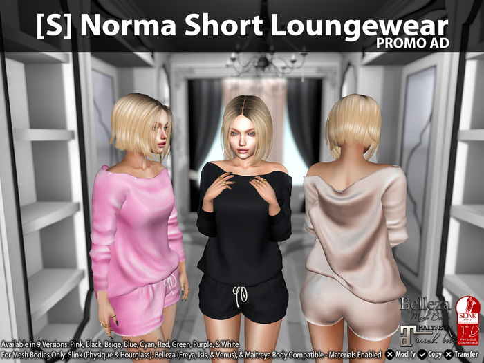 [S] Norma Short Loungewear Demo