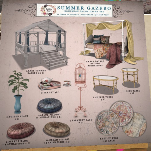Petite Mort- Summer Gazebo RARE