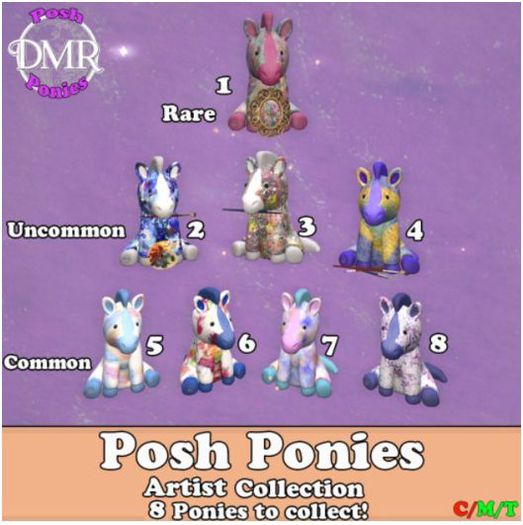 DMR-Posh Pony ( Artists-Impressionists ) RARE