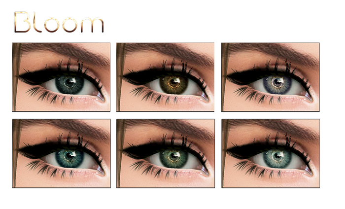 BLOOM - Eyes TABATA Collection MESH-EYES/LELUTKA/CATWA Applier