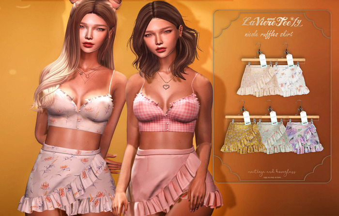 Tee*fy Nicole Ruffles Skirt  - Pattern B