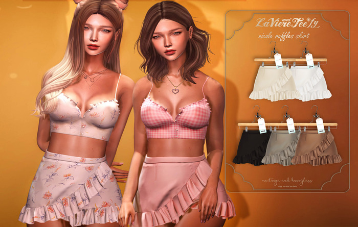 Tee*fy Nicole Ruffles Skirt - Neutral Pack