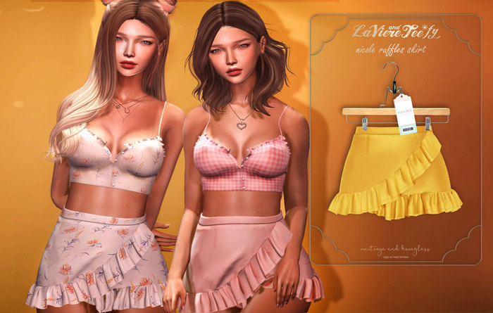 Tee*fy Nicole Ruffles Skirt- Sunny