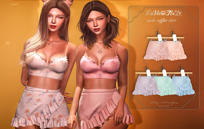 Tee*fy Nicole Ruffles Skirt - Pastel Pack