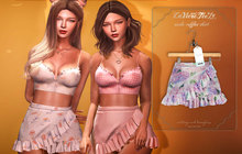 Tee*fy Nicole Ruffles Skirt - Poppy