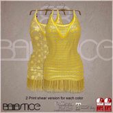 Baiastice_West Tank Dress-Yellow