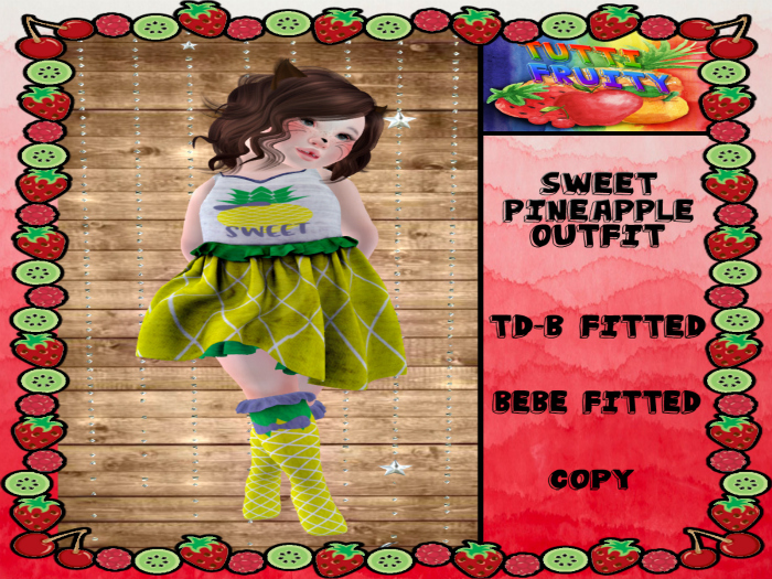 :Tutti Fruity: Sweet Pineapple Outfit (Boxed)