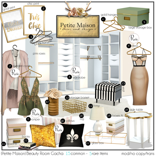 {Petite Maison} Framed Prints: Tres Chic