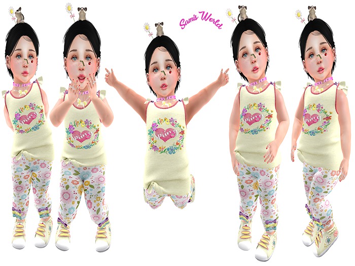 SAMIS WORLD Model poses 26-30