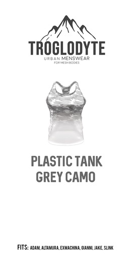 TROGLODYTE - Grey Camo Plastic Tank
