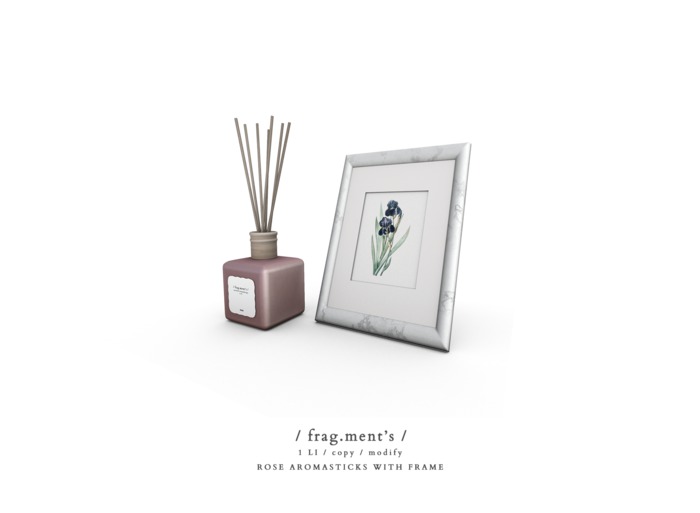 / frag.ment's / Rose Aroma With Frame